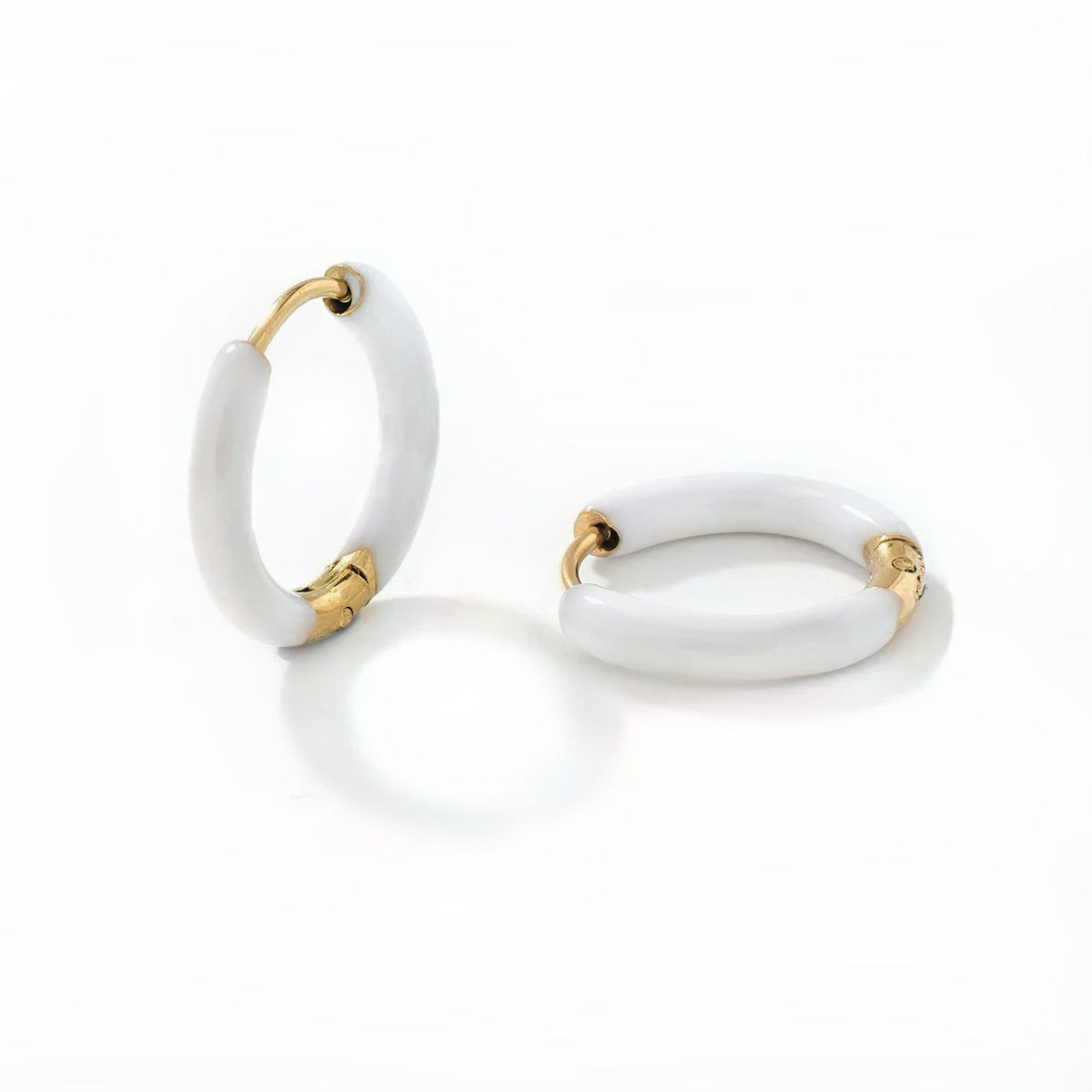 Pendientes Cerchio Bianco