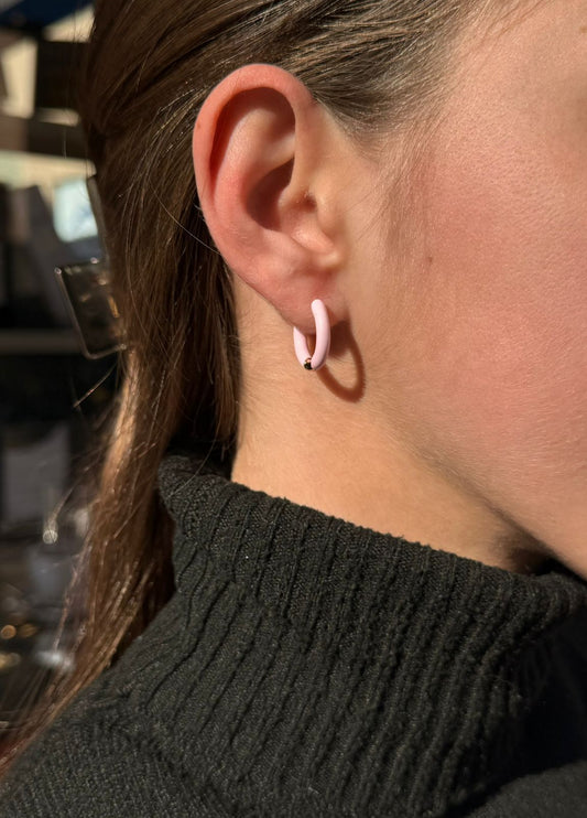 Pendientes Cerchio Rosa
