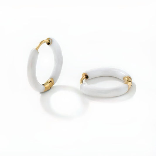 Pendientes Cerchio Bianco