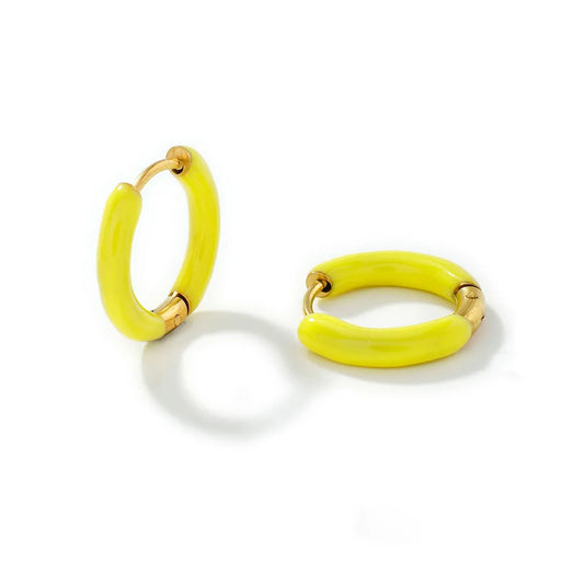 Pendientes Cerchio Giallo