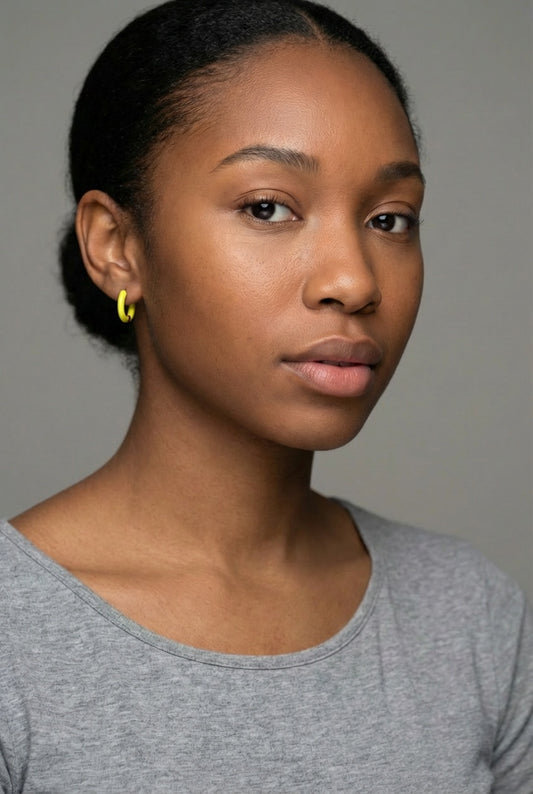 Pendientes Cerchio Giallo